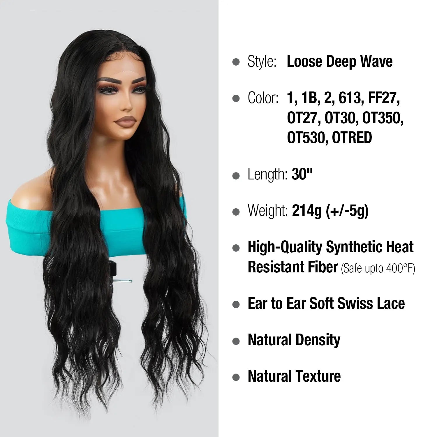Studio Cut by Pros Deep Part Lace Synthetic Wig DPL003