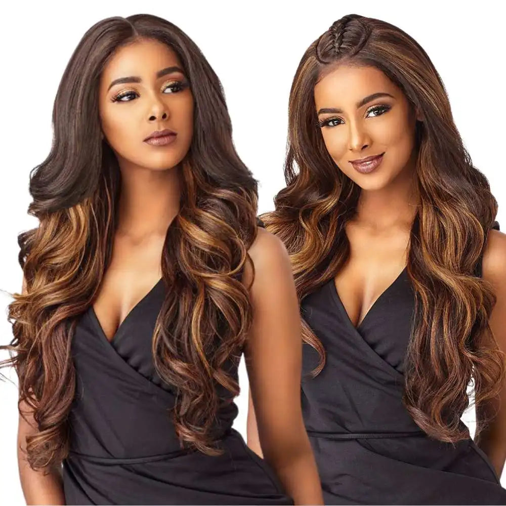 Sensationnel Cloud 9 What Lace HD Lace Front Wig 13X6 Solana – Long Body wave, Pre-Plucked, Natural Look, Heat Safe