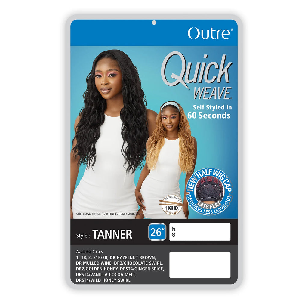Outre Synthetic Half Wig Quick Weave Tanner