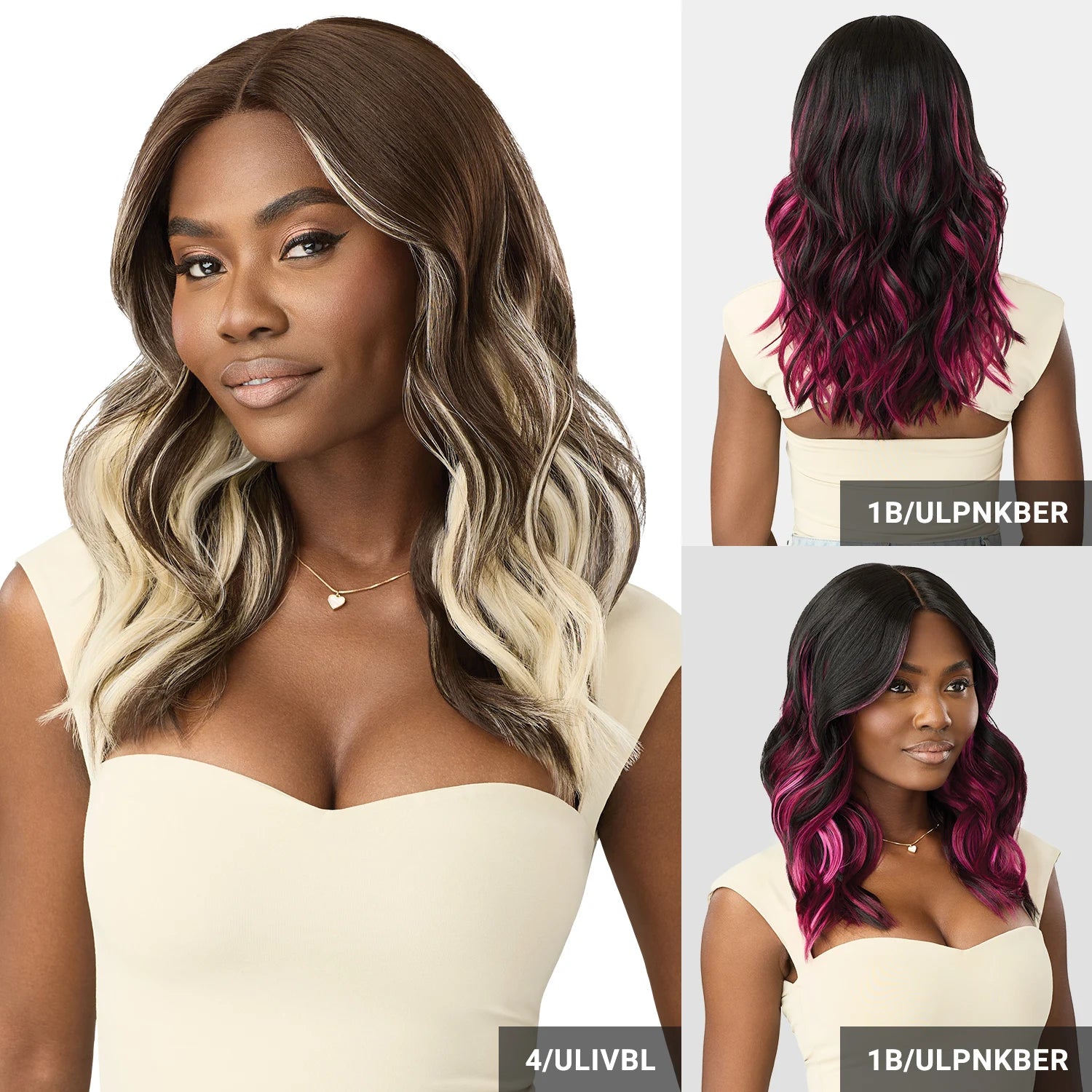 Outre HD Lace Front Synthetic Wig Glueless Color Bomb CB 101