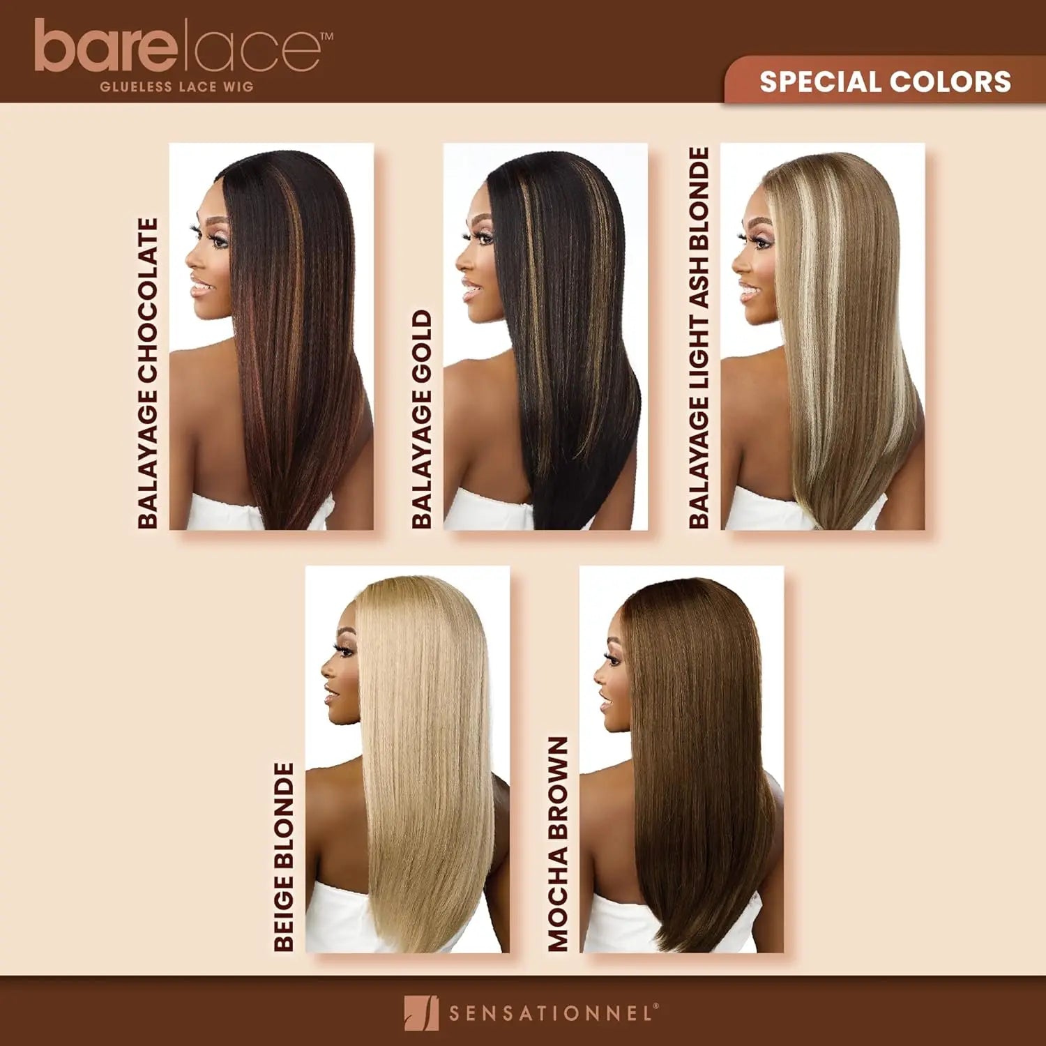 Sensationnel Human Hair Blend Lace Front Synthetic Wig BareLace Glueless Full Lace Unit 4