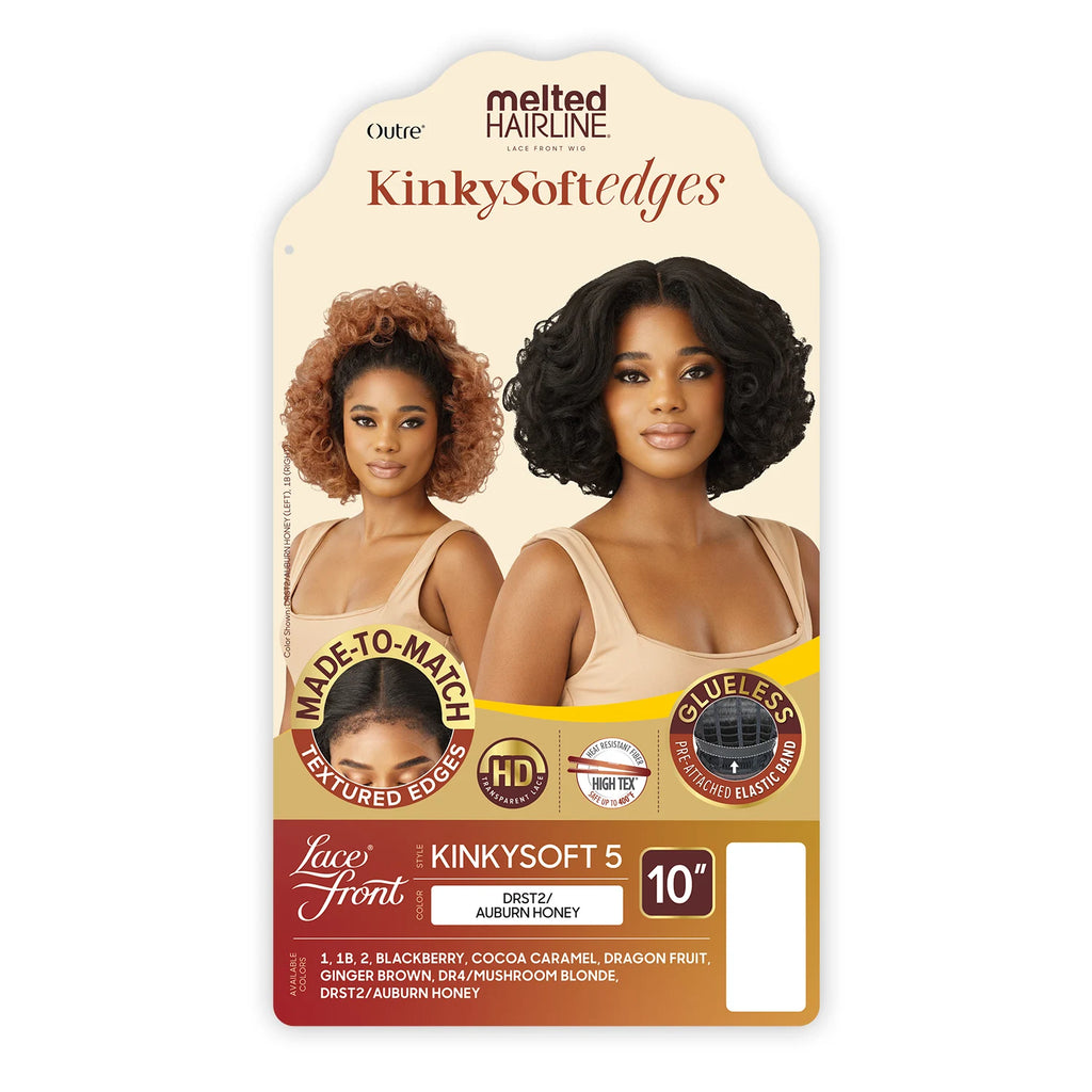 Outre HD Lace Front Synthetic Wig Melted Hairline Glueless KinkySoftedges Kinkysoft 5
