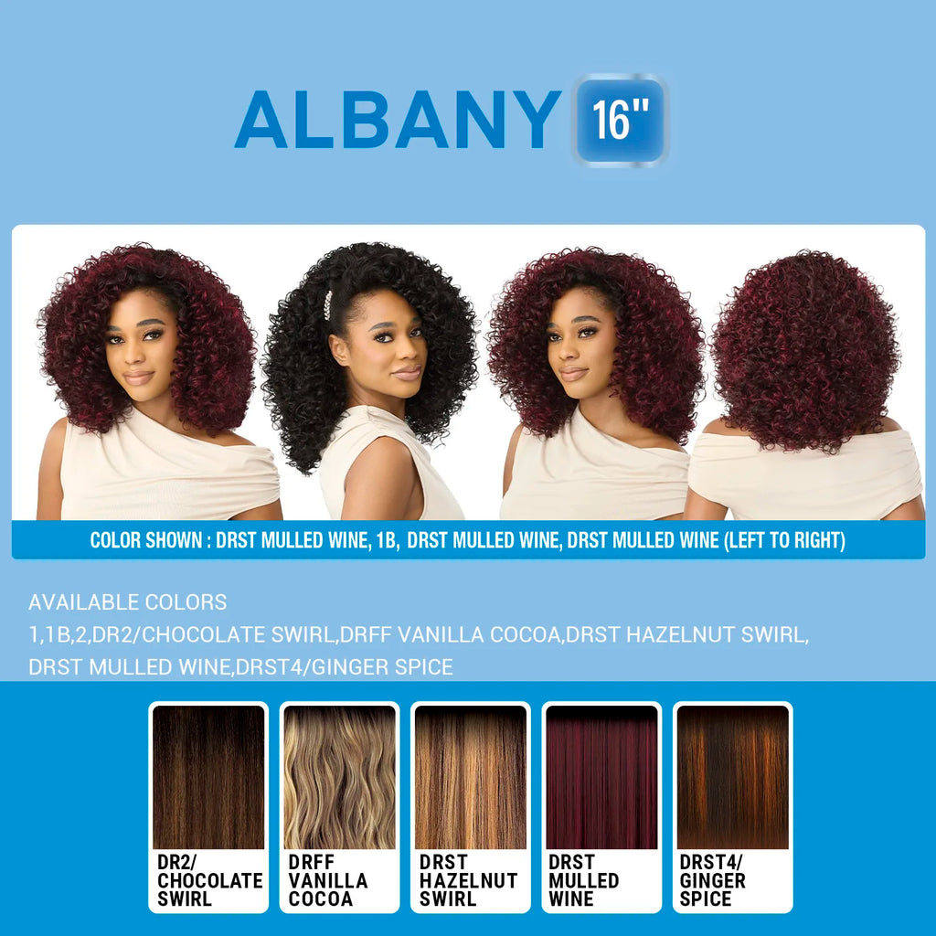 Outre Synthetic Half Wig Quick Weave Albany