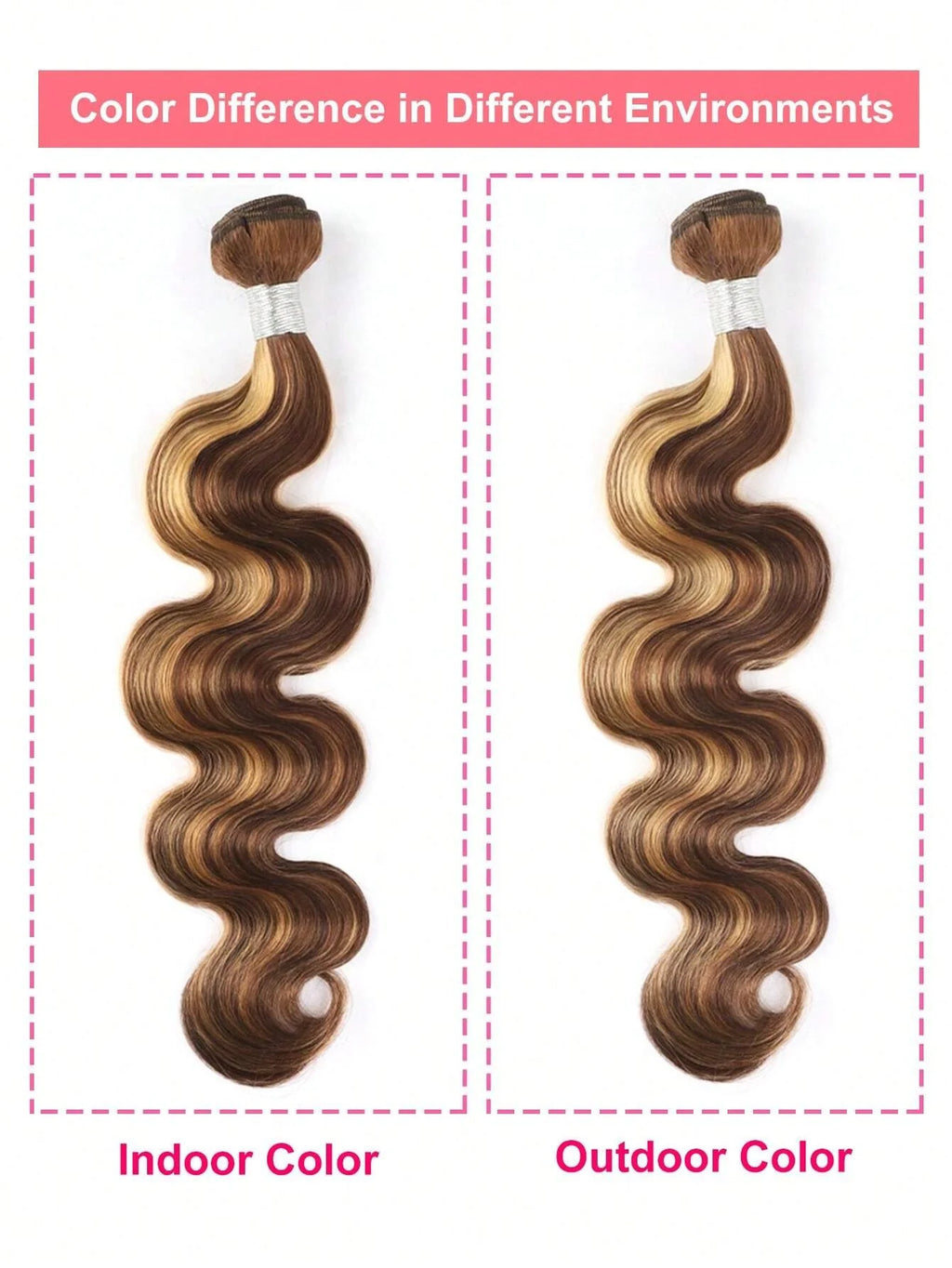 P4/27 Honey Brown Brazilian Hair Bundles Human Hair 30 32 Inch Highlight Body Wave Bundle 100% Brazilian Human Hair For Women