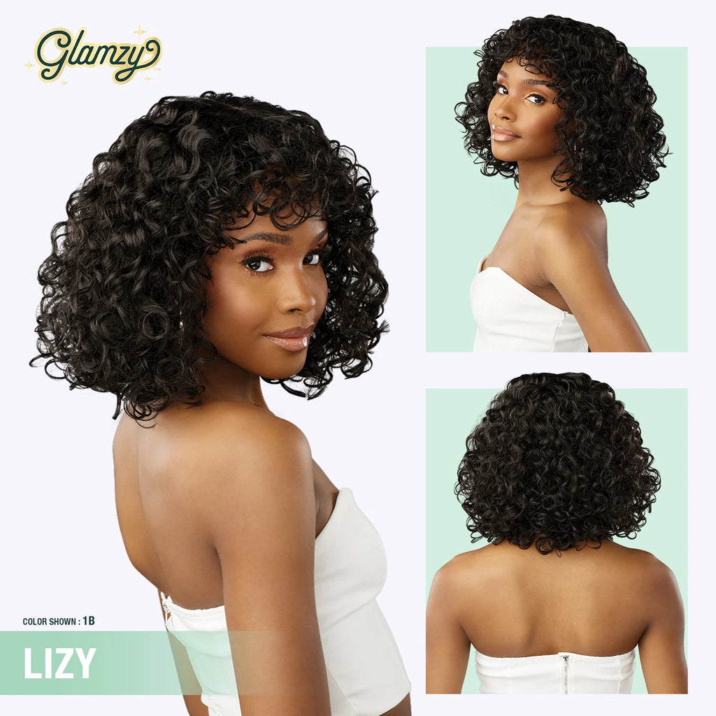 Sensationnel HD Lace Crown Synthetic Wig Glamzy Glueless Hand-Tied Lizy