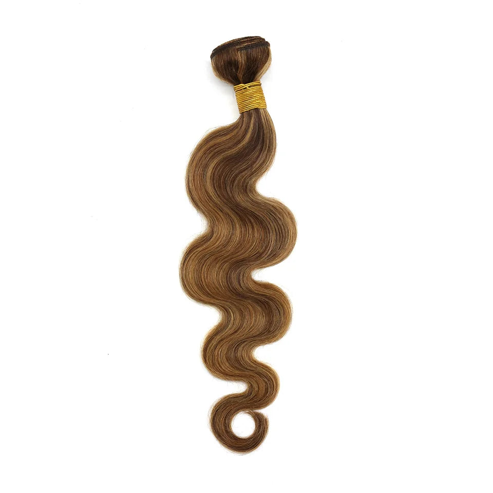 4 27 Body Wave Virgin Human Hair Highlight Honey Blonde Color 100 Brazilian Hair 3 Bundles Body Wave Human Hair for Black Women
