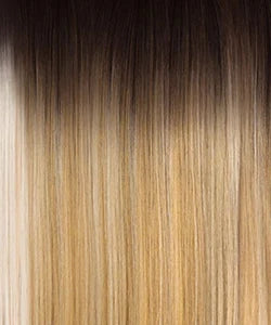 Outre Human Hair Blend HD Lace Front Synthetic Wig Airtied Glueless Fully Hand-Tied 13X6 HHB-Sleek Yaki 20"