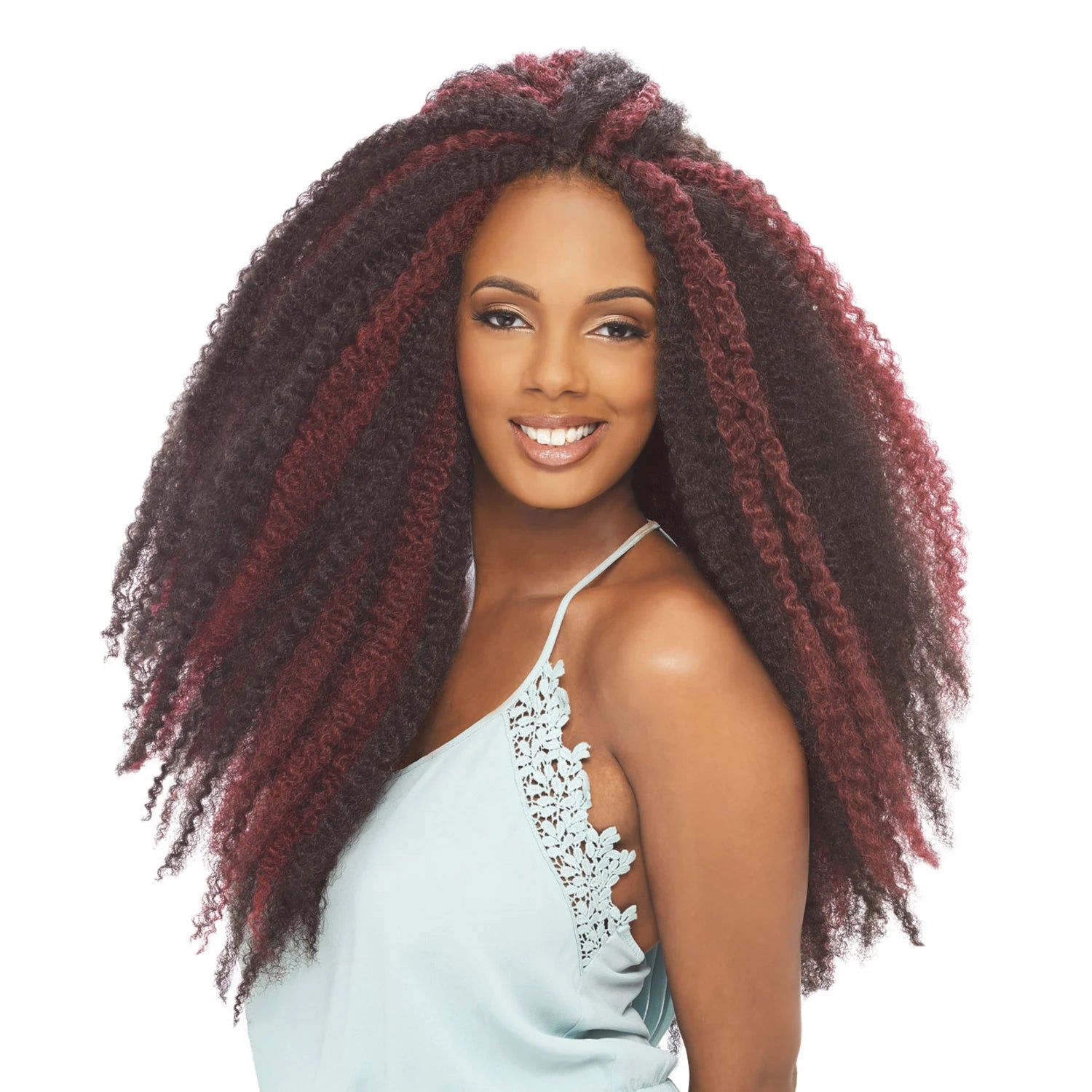 Janet Collection Synthetic Kanekalon Braids Noir 6X Afro Twist Braid (Marley Style)