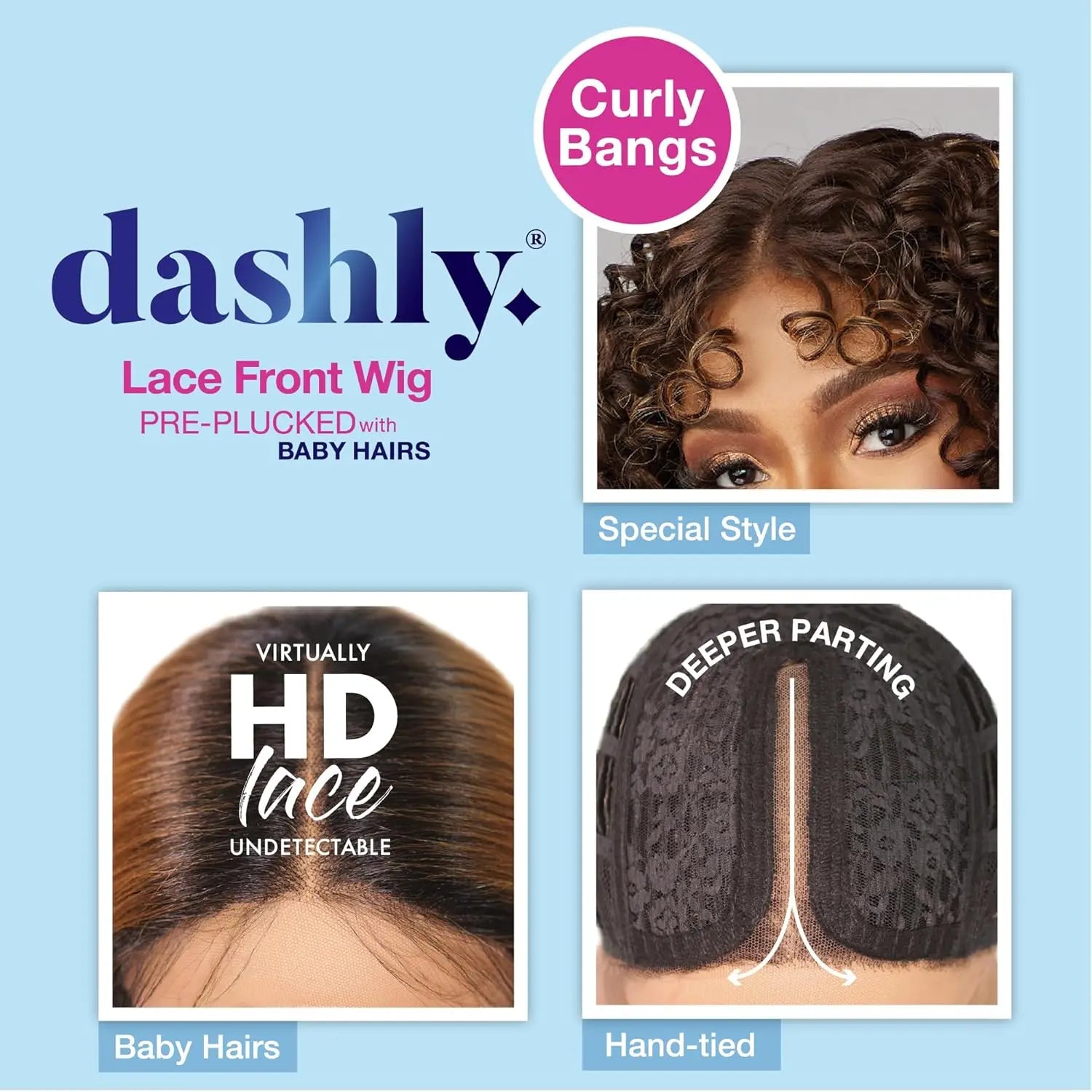 Sensationnel Dashly HD Lace Front Wig Lace Unit 45