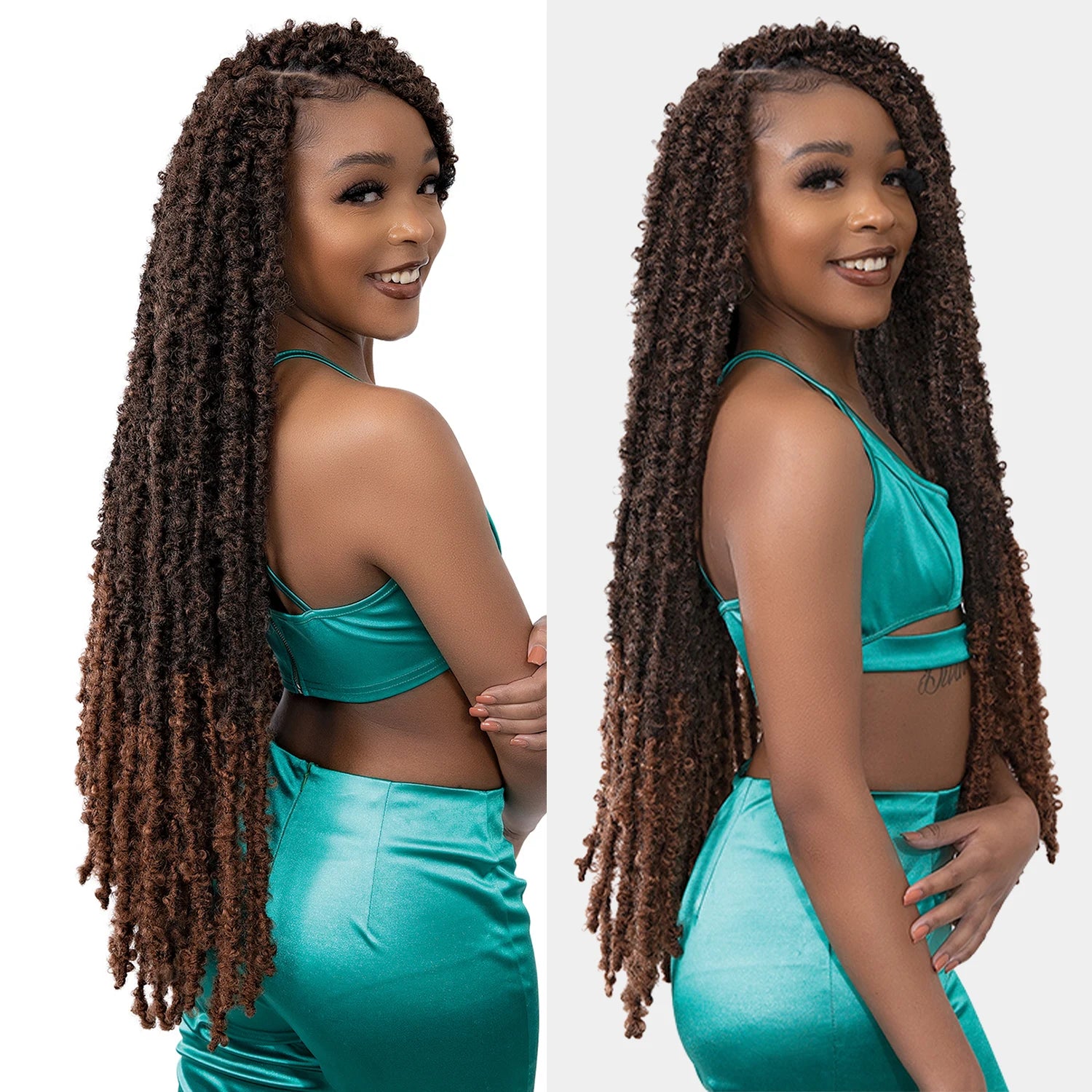 Janet Collection Synthetic Crochet Braids Nala Tress Bali Butterfly Locs 24"