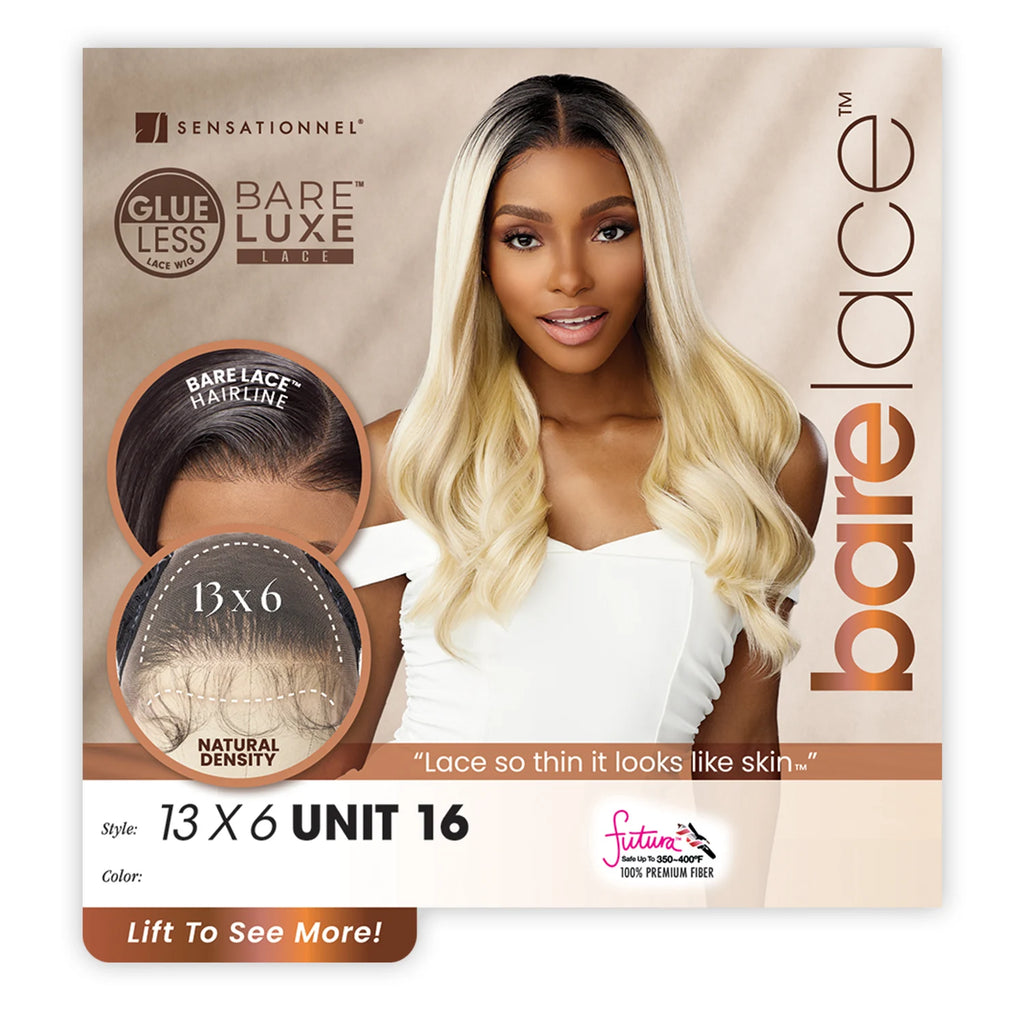 Sensationnel Lace Front Synthetic Wig BareLace Glueless 13X6 Unit 16