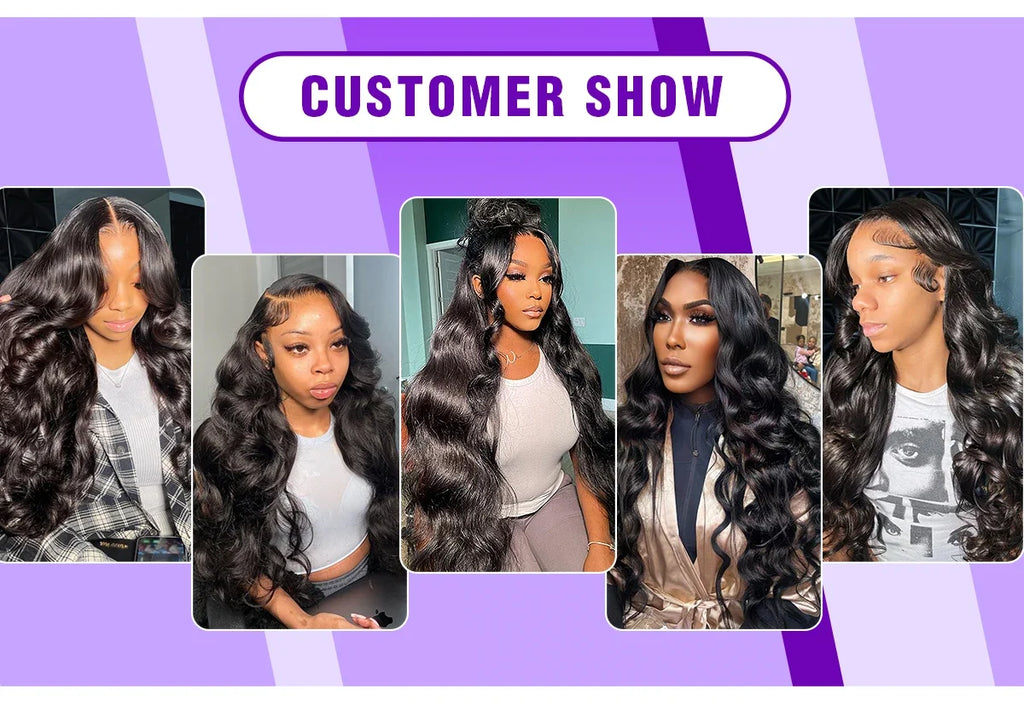 Lucky 30 36 Inch Body Wave HD Transparent 13x6 Lace Front Human Hair Wigs Brazilian 180 Density 13x4 Lace Frontal Wig For Women