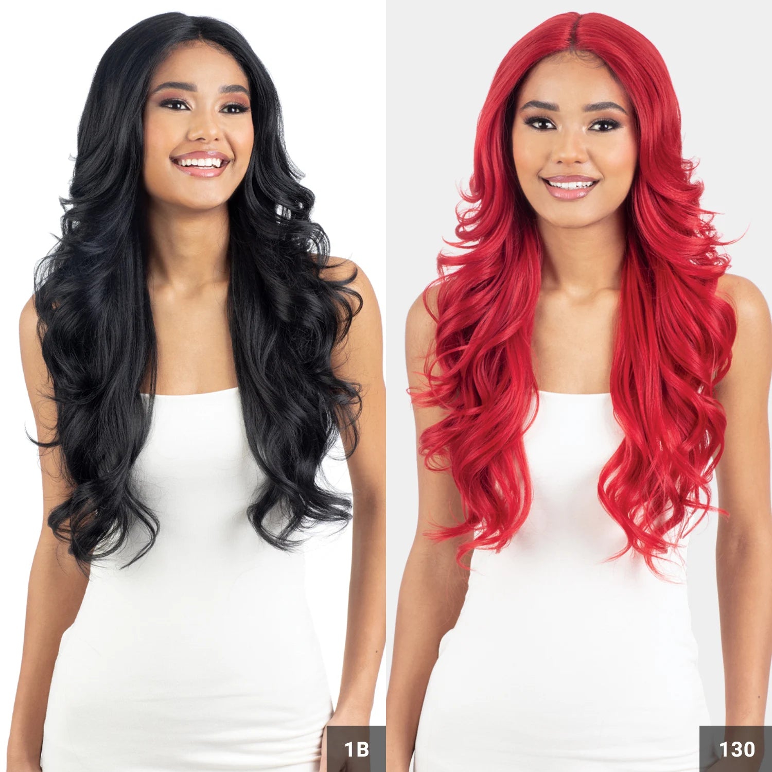 Shake-N-Go Human Hair Blend Synthetic HD Lace Front Wig Legacy Farrah