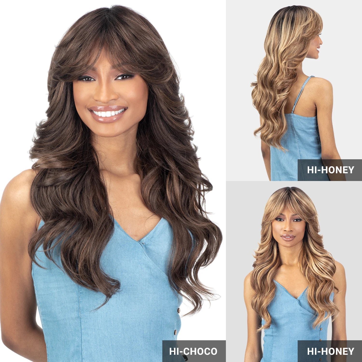 FreeTress Equal Lite Synthetic Wig Curtain Bang 013