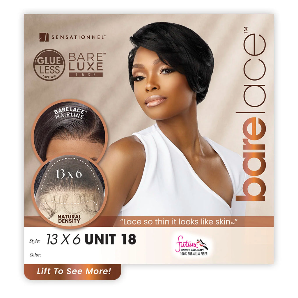 Sensationnel Lace Front Synthetic Wig BareLace Glueless 13X6 Unit 18