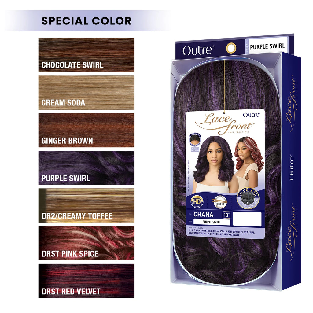 Outre HD Lace Front Synthetic Wig Glueless Chana