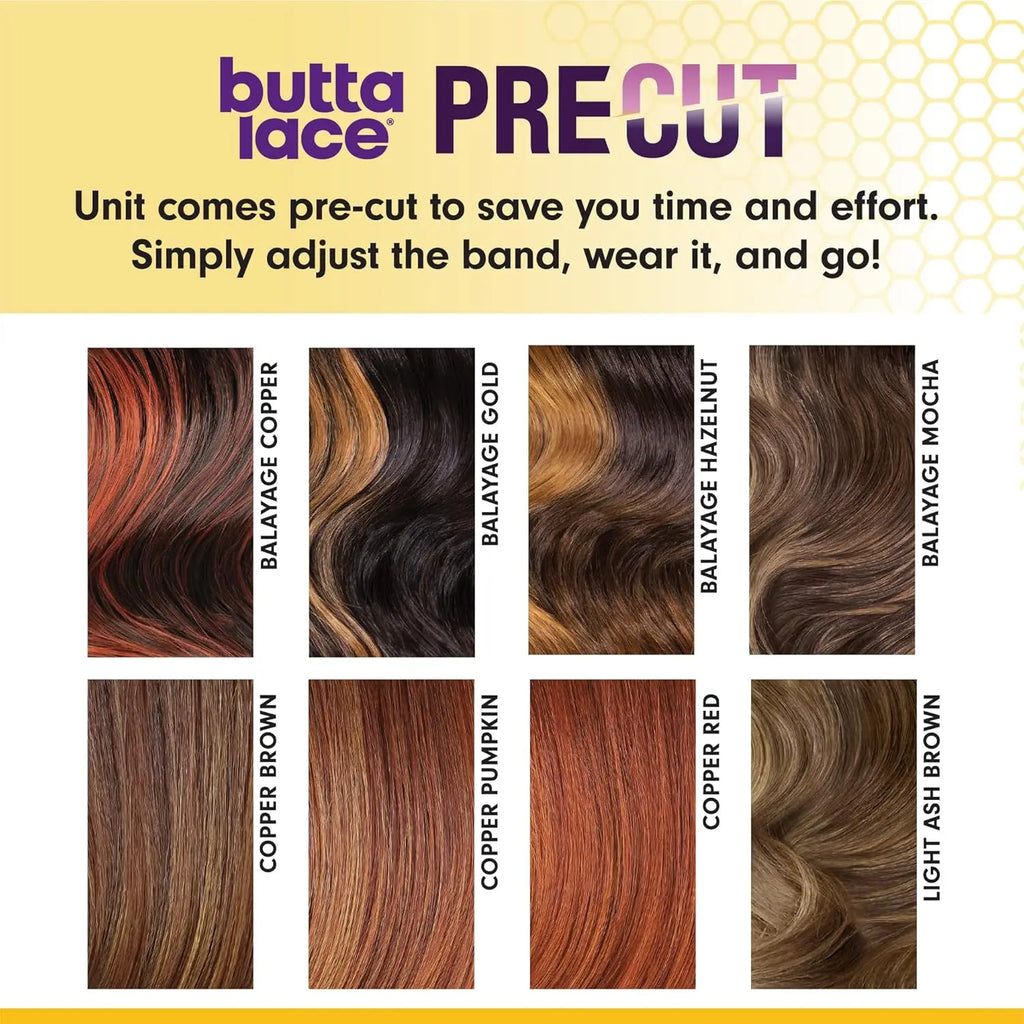 Sensationnel Butta Pre-Cut HD Lace Front Wig Glueless Unit 4 - Long, Tight Curly Style, Pre-Plucked Hairline, Ready-to-Wear