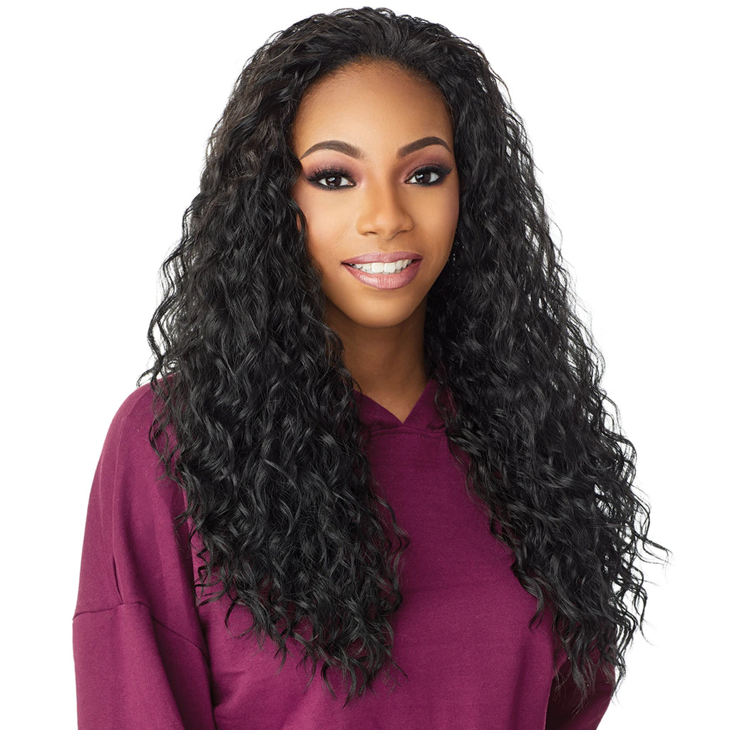 Sensationnel Half Wig N Pony Wrap Instant Up N Down UD 2 – Half Wig and Ponytail Style, Ready-to-Wear