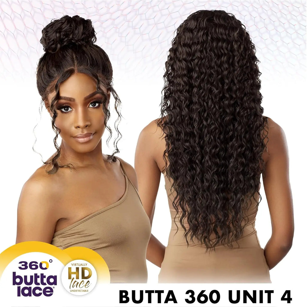 Sensationnel Glueless Butta 360 HD Lace Front Wig Unit 4 – 360 Lace, Glueless, Pre-Plucked Hairline