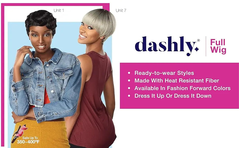 Sensationnel Dashly Wig UNIT 16 - Bob, Fashionable Style, Effortless Wear, Natural Look