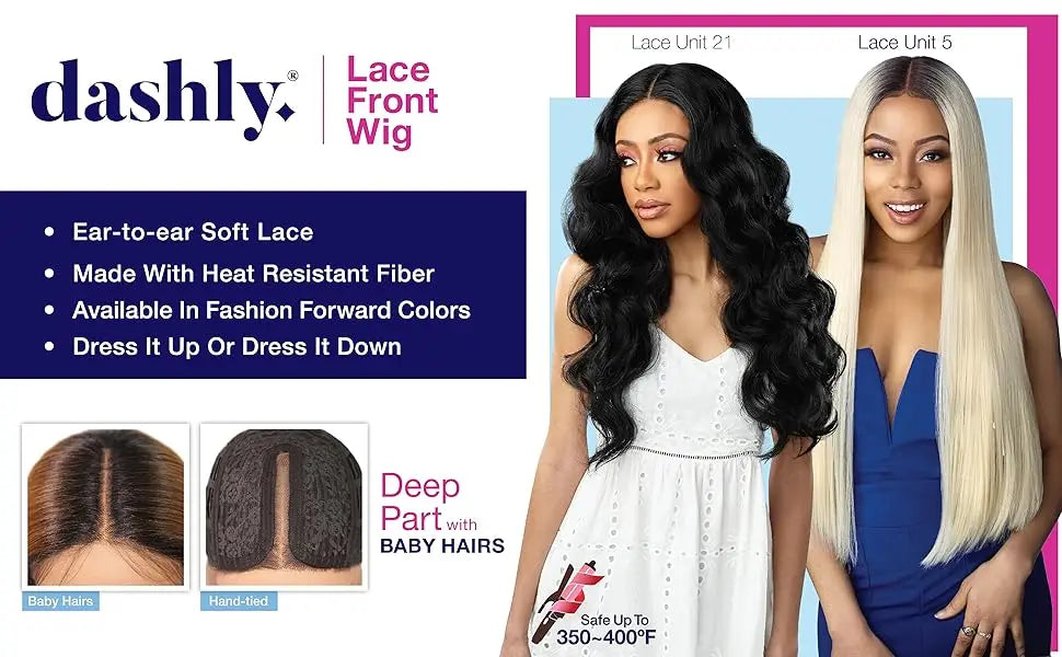 Sensationnel Dashly Wig UNIT 16 - Bob, Fashionable Style, Effortless Wear, Natural Look