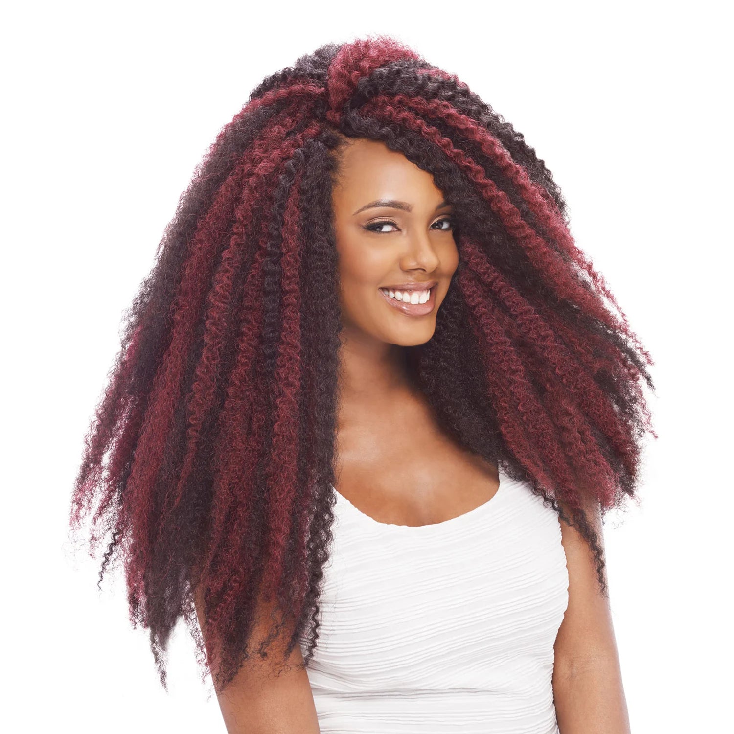 Janet Collection Synthetic Kanekalon Braids Noir 6X Afro Twist Braid (Marley Style)