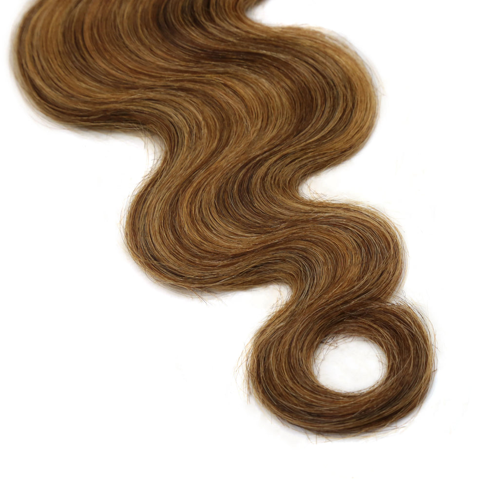 Body Wave Bundles Human Hair 4/27 Highlight Colored 3/4 Remy Human Hair Bundles 100% Brazilian Human Hair 13x4 HD Ombre Color