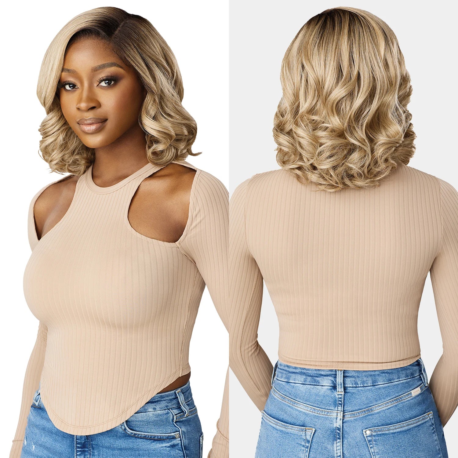 Outre Melted Hairline Glueless HD Lace Front Synthetic Wig Sorana