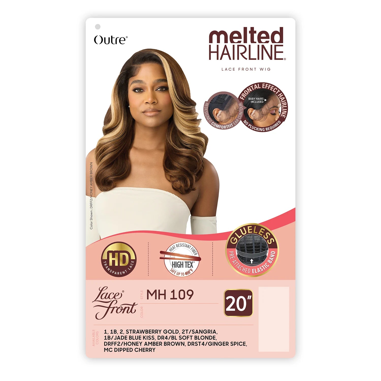 Outre HD Lace Front Synthetic Wig Melted Hairline Glueless MH 109