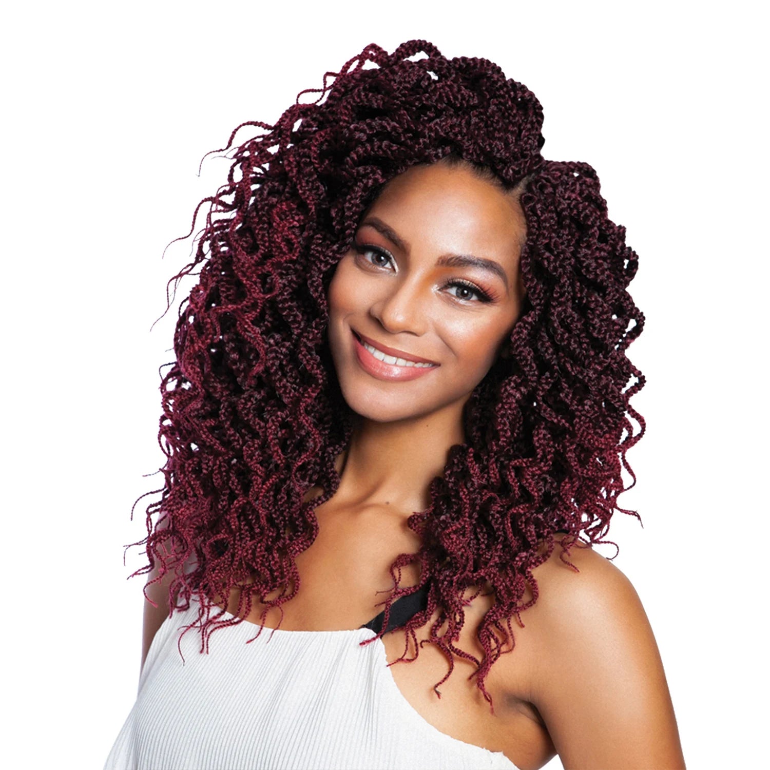 Mane Concept Synthetic Hair Crochet Braids 2X Wanda Box Braid 12"