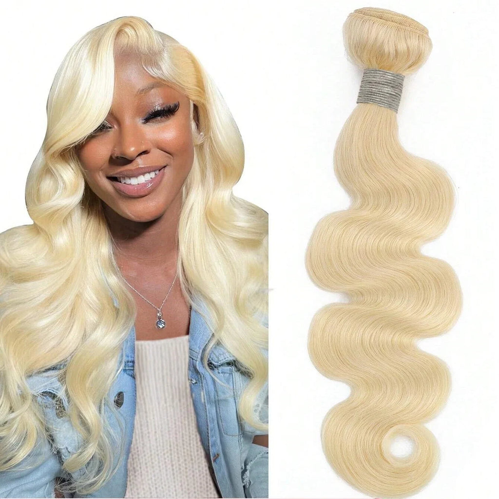 1/3/4 Bundles Body Wave 613 Blonde Human Hair Bundles 26 28 30 Inch 613 Honey Blonde Bundles Body Wave Brazilian Hair