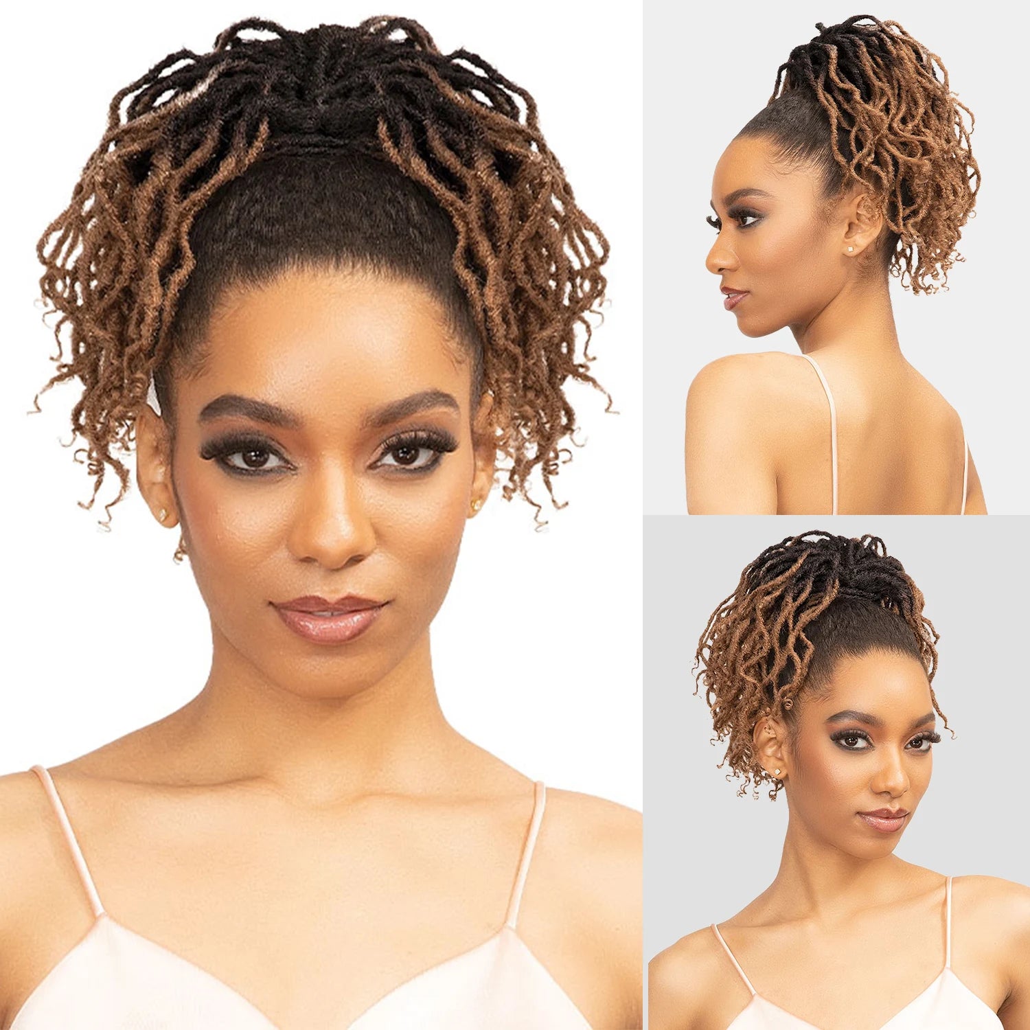 Janet Collection Synthetic Ponytail Remy Illusion Braid Pony Macon