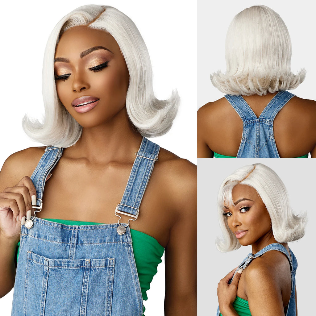 Sensationnel HD Lace Front Synthetic Wig Butta Lace Glueless 90'S Bangs Unit 907