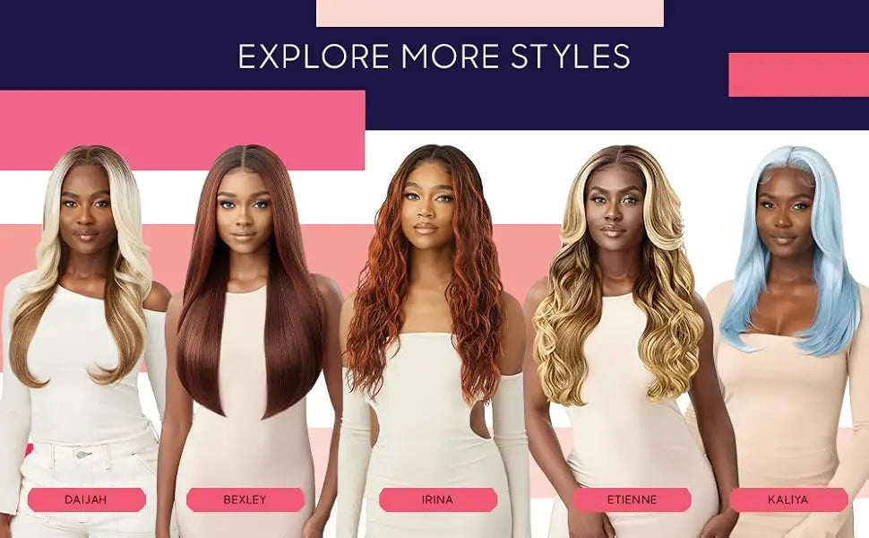 Outre Perfect Hairline Glueless HD Lace Front Wig Fully Hand-Tied 13X6 Lace Wig Charisma - Natural & Effortless Look