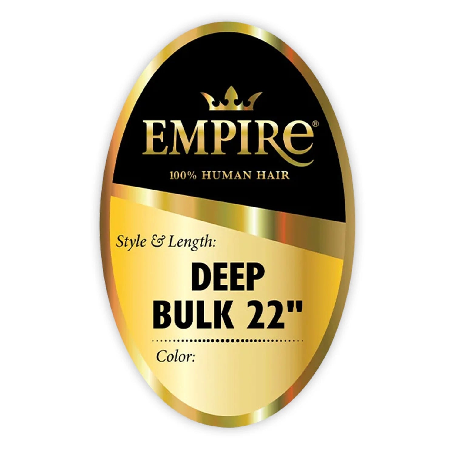 Sensationnel Human Hair Braids Empire Deep Bulk 22"