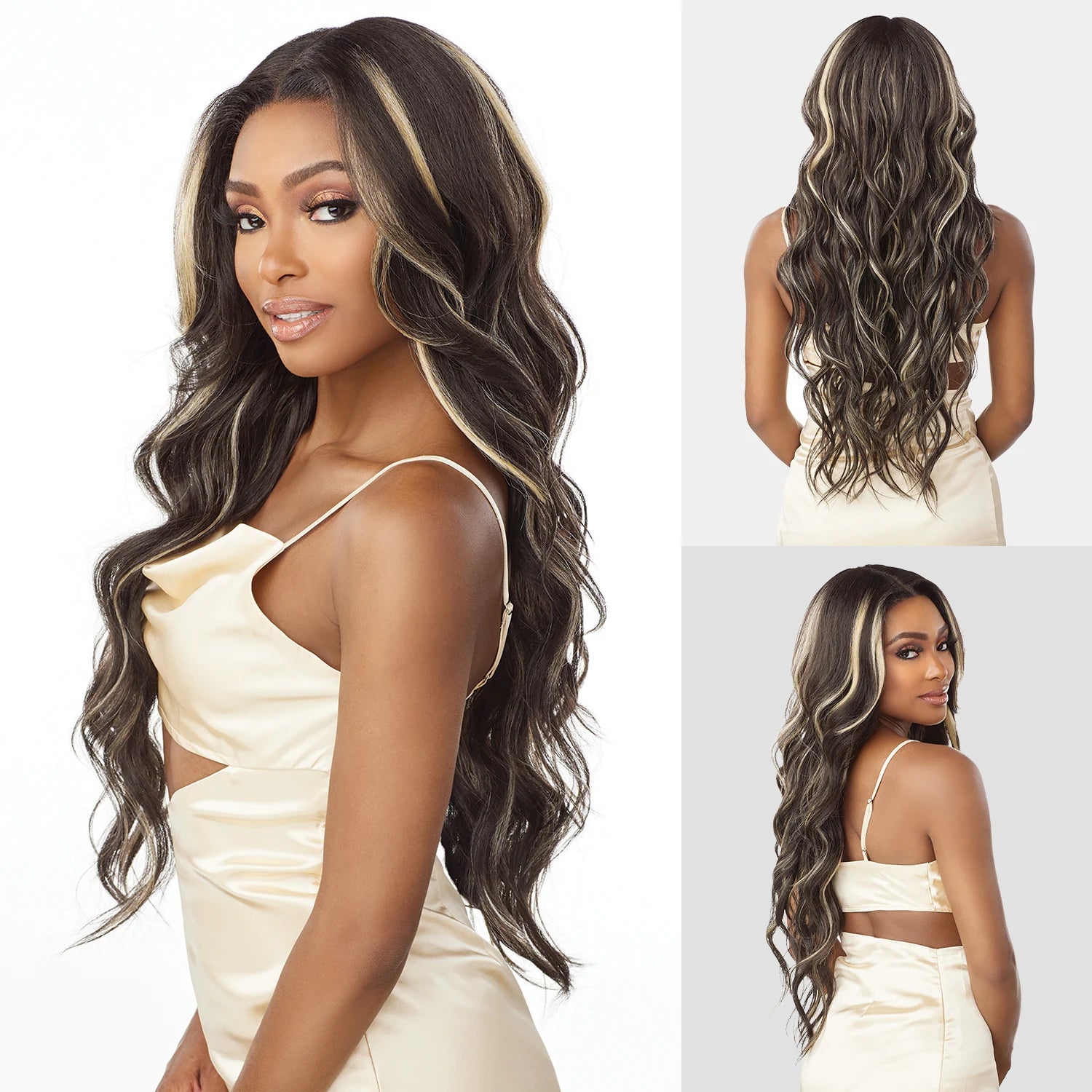 Sensationnel Butta Lace HD Lace Front Wig Unit 34 – Long Natural Body Wave, Pre-Plucked, Natural Look, Heat Safe