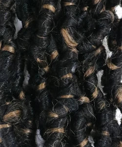 Authentic Synthetic Hair Crochet Braids 6X Value Pack Butterfly Locs 12"