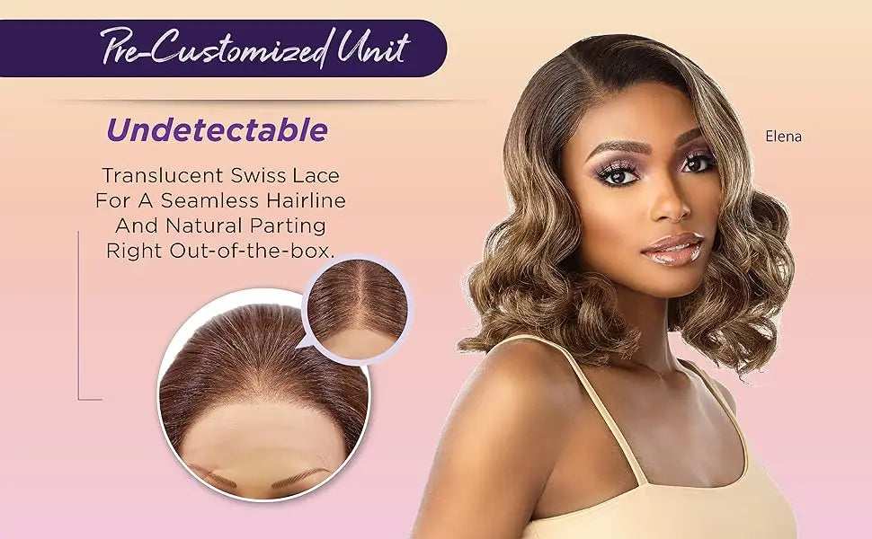 Sensationnel Cloud 9 What Lace HD Lace Front Wig 13X6 Keshona - Bob, Natural Hairline, Soft Texture, Effortless Style
