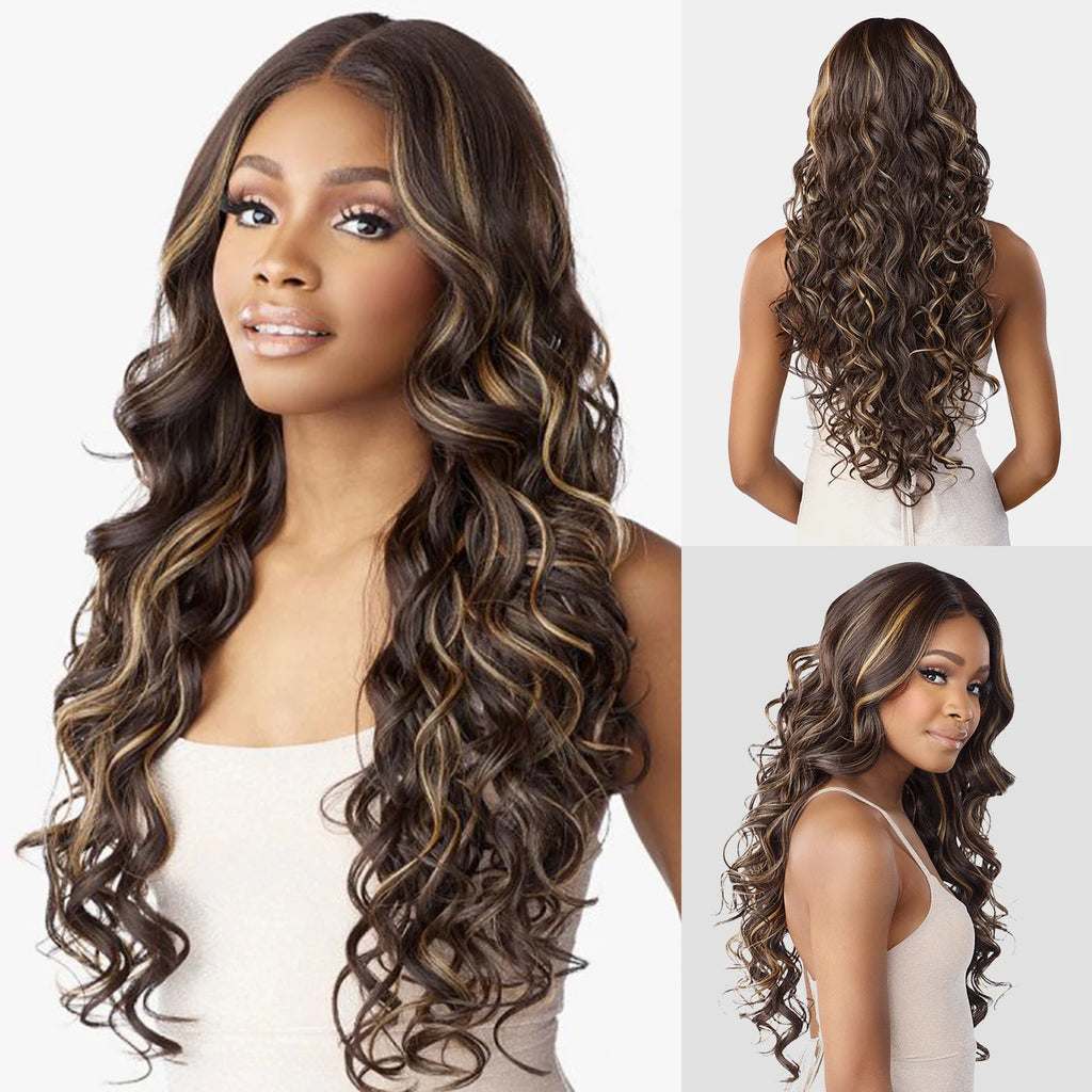 Sensationnel Butta Lace HD Lace Front Wig Unit 32 - Long, Realistic Hairline, Soft Waves, Easy to Style