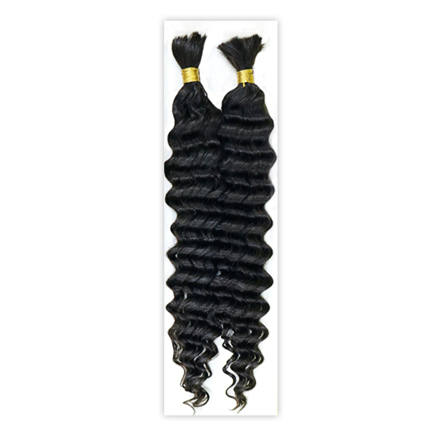 Janet Collection Human Hair Braid New Deep Bulk (14-24'') – Soft & Natural, Deep Curls, Easy Braiding, Multiple Lengths