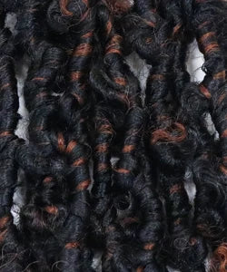 Authentic Synthetic Hair Crochet Braids 6X Value Pack Butterfly Locs 12"