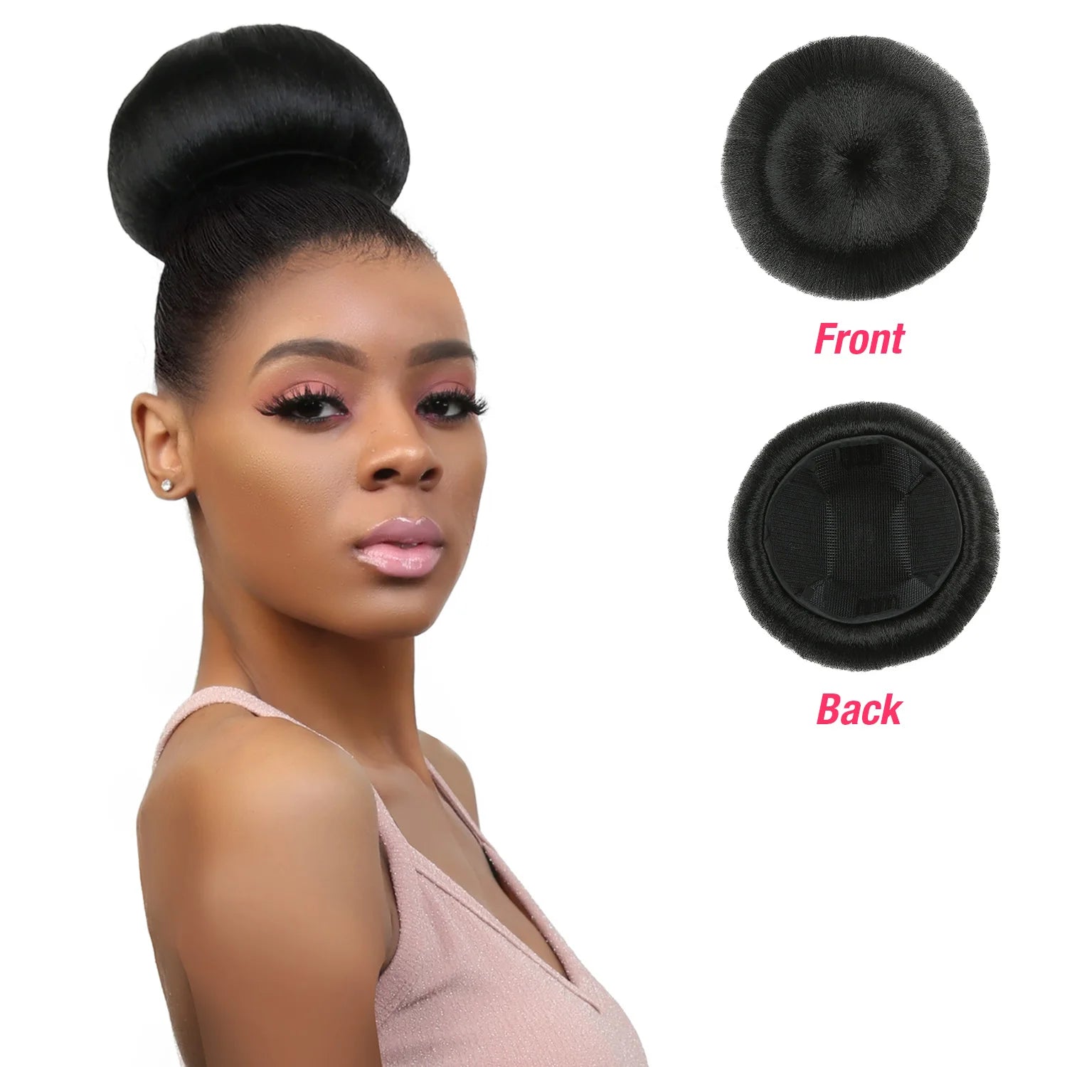 Instant Glitz Synthetic Hair Bun Sweet Rolls Classic Glazed (L)