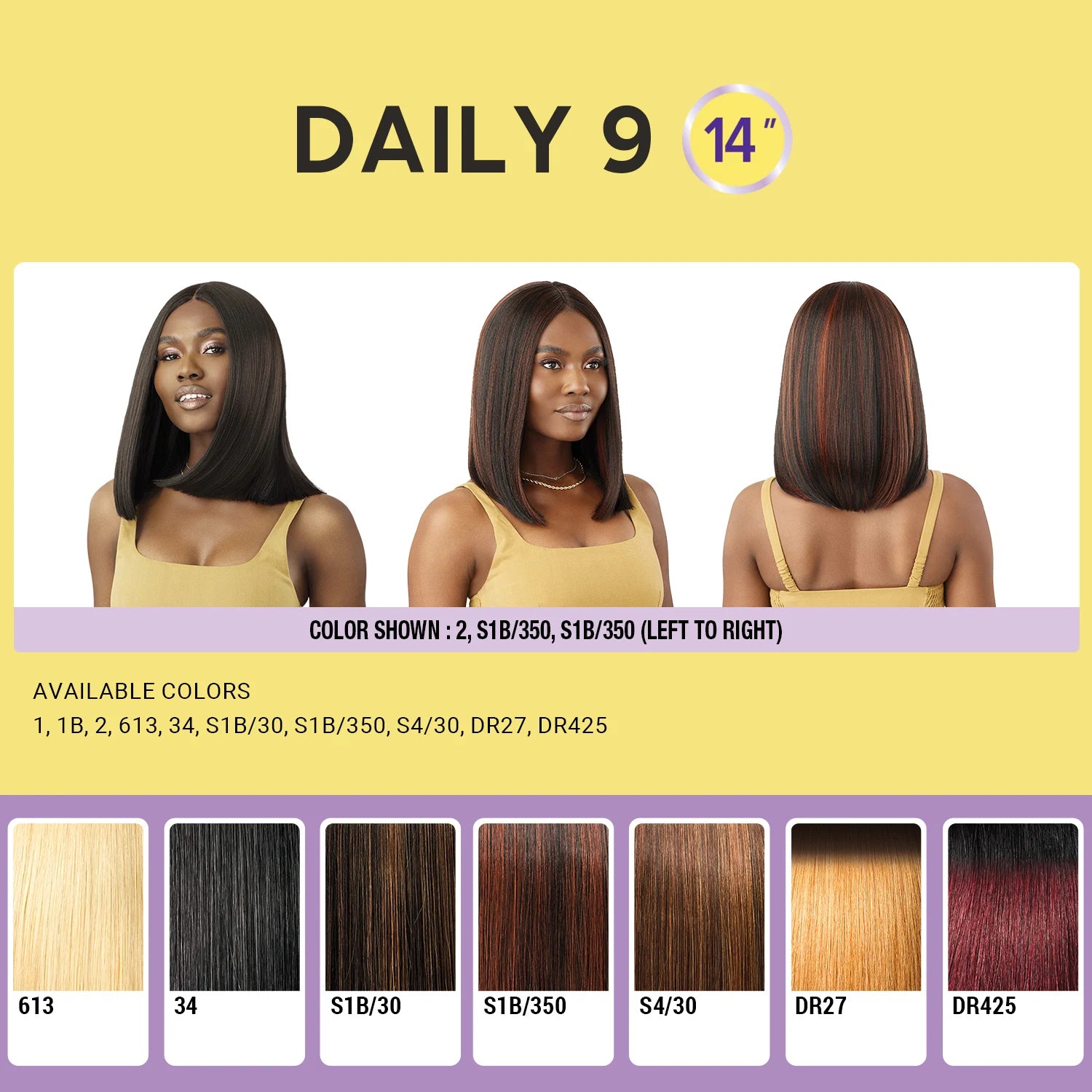 Outre The Daily Synthetic Wig Style N Dash 3" Deep Lace Part Wig Daily 9