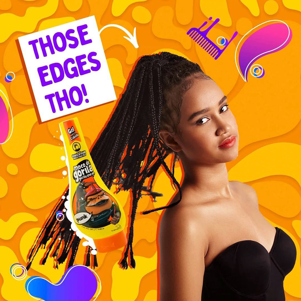 3Pack Deal Moco De Gorilla Snot Gel Punk 3oz - Extreme Hold Styling Gel, Perfect for Creative, Long-Lasting Hair Styles