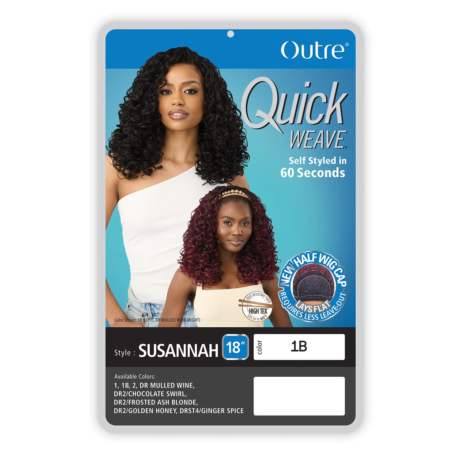 Outre Half Synthetic Wig Quick Weave Susannah
