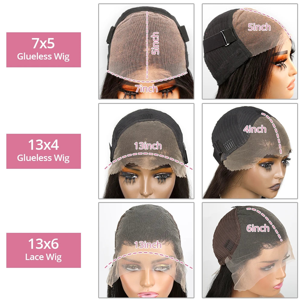 300 Density 40 50 Inch HD Transparent 13x4 13x6 Body Wave Lace Front Human Hair Wig Brazilian Glueless Human Hair Wigs For Women