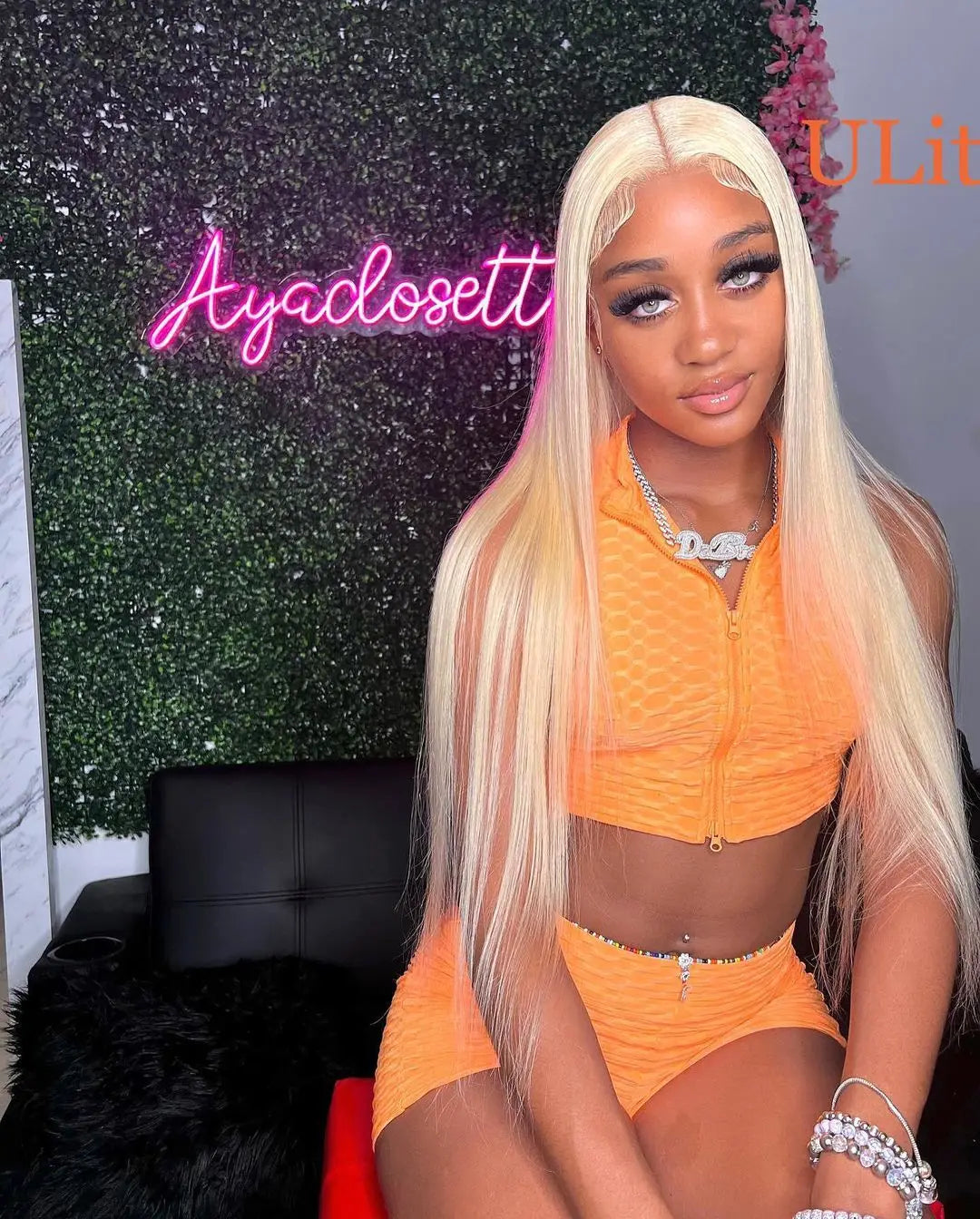 40 Inch 613 Blond Lace Frontal Wig Human Hair 13x6 13x4 HD Transparent Color Bone Straight Lace Front Wigs For Women 250 Density