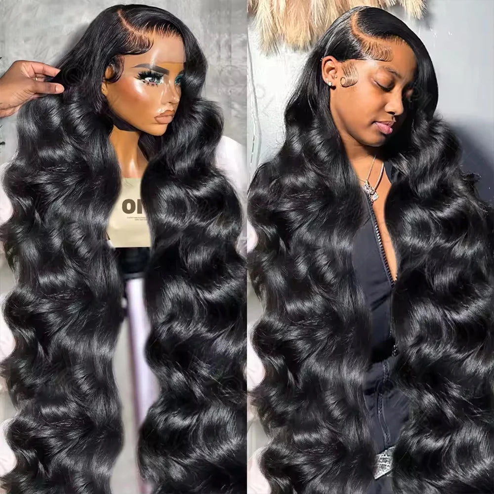 Body Wave Lace Front Wig Full Lace Human Hair Wigs For Black Women 40 Inch 13x4 13x6 Hd Lace Frontal Wig Deep Wave Frontal Wig