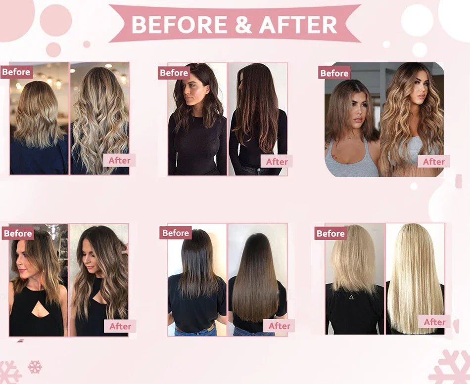 10Pcs Clip In Hair Extensions 100% Real Human Hair 613 Blonde Colored Straight Clip In Hair 140G/Set Deals Clearance Sale