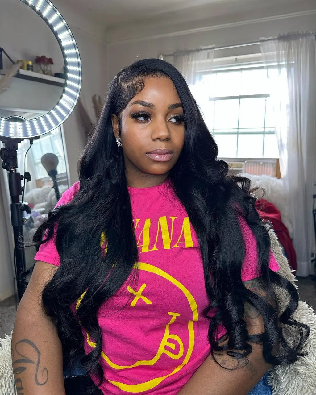 300 Density 13x6 HD Lace Front Human Hair Wigs Brazilian 40 50 Inch Body Wave Lace Front Wig For Women Glueless Wigs Human Hair